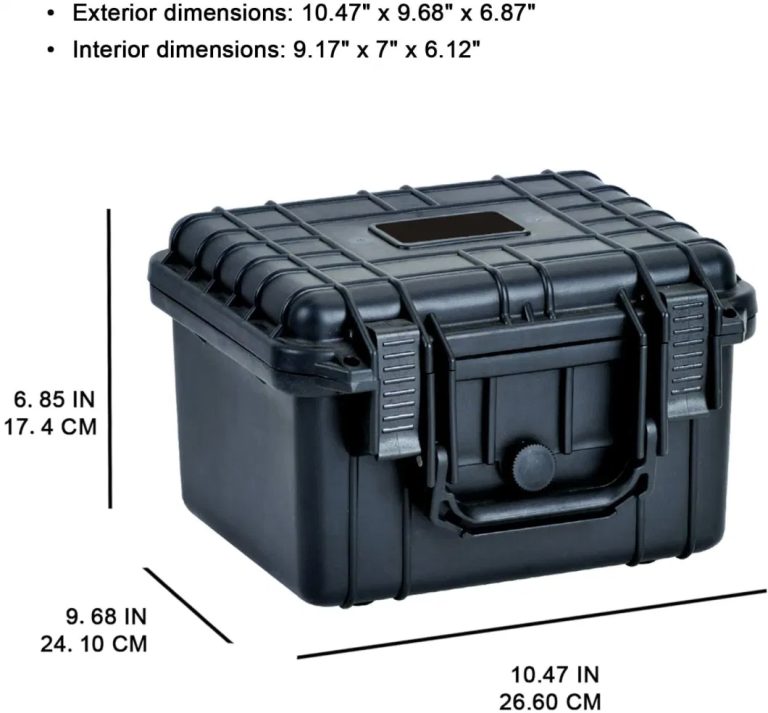 Hard Plastic Camera Lens Instrument Protective Case
