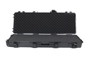 Large Rolling Waterproof Hard Plastic Rifle Gun Protective Case