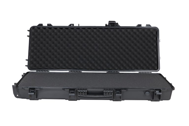 Large Rolling Waterproof Hard Plastic Rifle Gun Protective Case