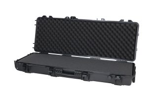 Large Rolling Waterproof Hard Plastic Rifle Gun Protective Case