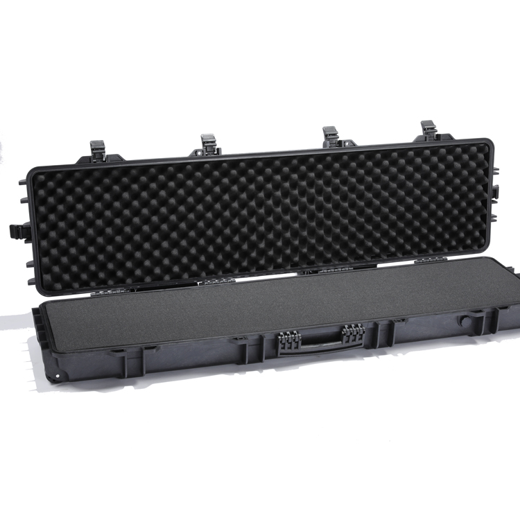 Long Wheeled Carrying Protective Rifle Gun Hard Case