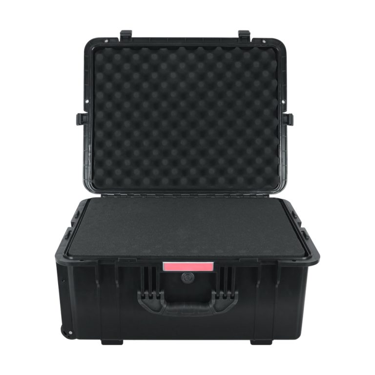 Waterproof Hard Plastic Equipment Case with Wheels and Trolley