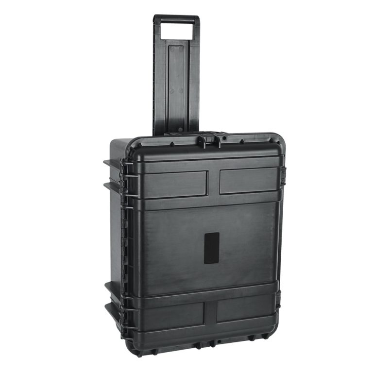 Waterproof Hard Plastic Equipment Case with Wheels and Trolley