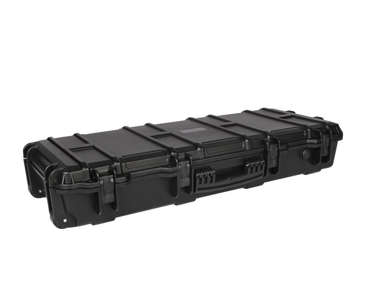 Weatherproof Portable Rolling Plastic Hard Rifle Gun Case