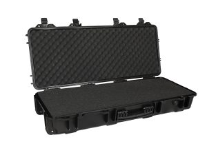 Weatherproof Portable Rolling Plastic Hard Rifle Gun Case