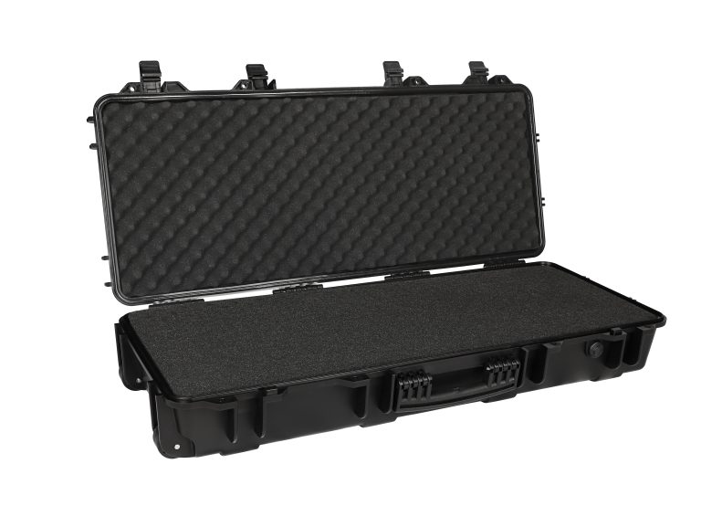 Weatherproof Portable Rolling Plastic Hard Rifle Gun Case