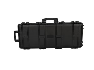 Weatherproof Portable Rolling Plastic Hard Rifle Gun Case