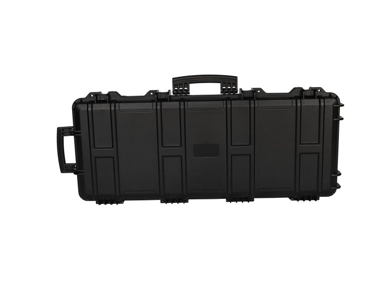 Weatherproof Portable Rolling Plastic Hard Rifle Gun Case