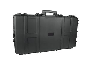 Weatherproof Portable Rolling Plastic Hard Rifle Gun Case