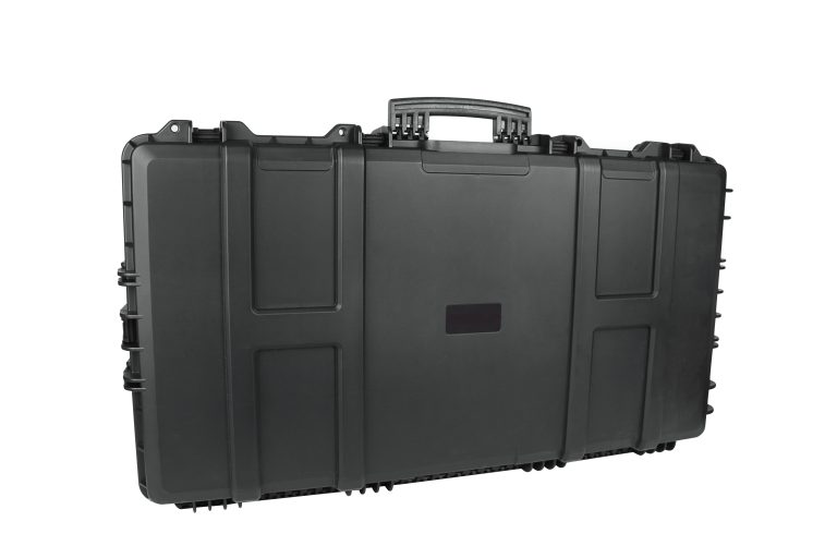 Weatherproof Portable Rolling Plastic Hard Rifle Gun Case