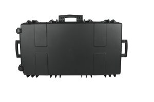 Weatherproof Portable Rolling Plastic Hard Rifle Gun Case