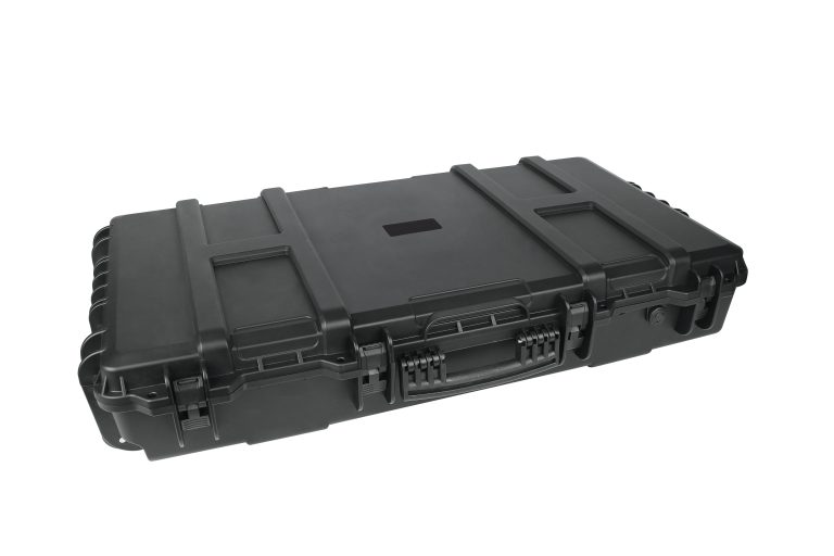 Weatherproof Portable Rolling Plastic Hard Rifle Gun Case