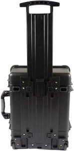 Large Wheeled Hard Plastic Protective Instrument Case 
