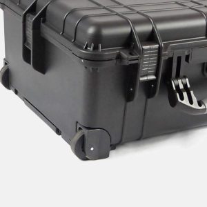 Large Wheeled Hard Plastic Protective Instrument Case 