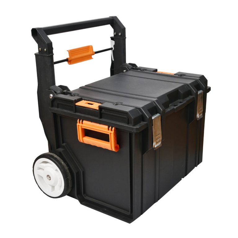 4 in 1 Stacklable Sets Wheeled Plastic Trolley Tool Box