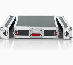 2U Aluminum 17-Inch Deep Flight Rack Case Metal Tool Box product