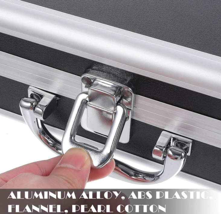 Aluminum Tool Box with Foam Multifunctional Metal Tool Box