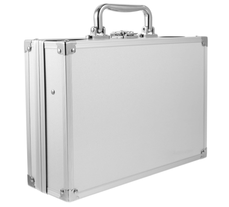 Aluminum Instrument Storage Box Aluminum Locking Briefcase Hard Briefcase Brief Cases