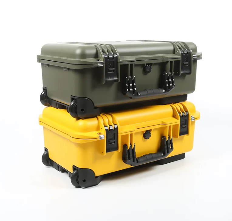 Hard Trolley Rolling Plastic Case PP Material Waterproof Case