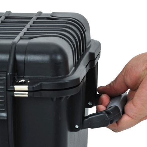 IP67 Waterproof  Retractable handle wine protrction box Hard plastic case with trolley