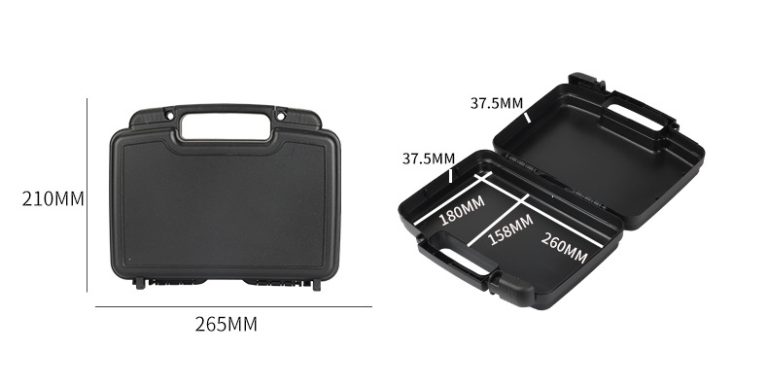 Plastic Hard with Custom Plastic Carrying Case Shockproof Waterproof Lightweight Small Suitcase