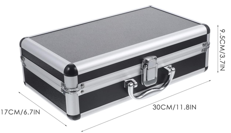 Aluminum Tool Box with Foam Multifunctional Metal Tool Box