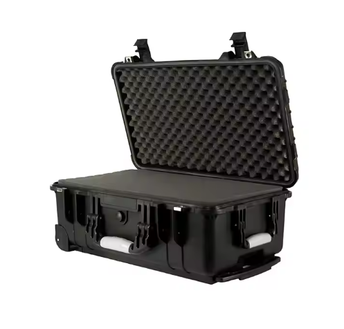 Waterproof Hard Plastic Camera case with Wheel and Foam