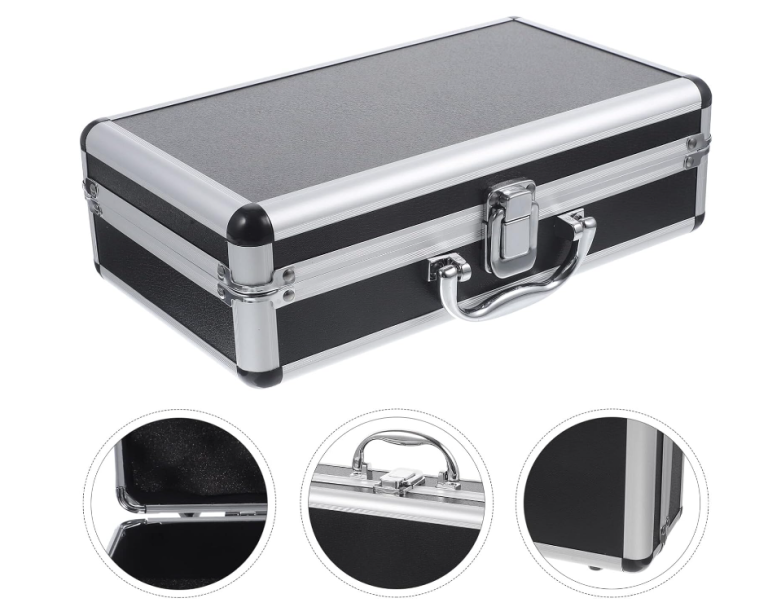 Aluminum Tool Box with Foam Multifunctional Metal Tool Box