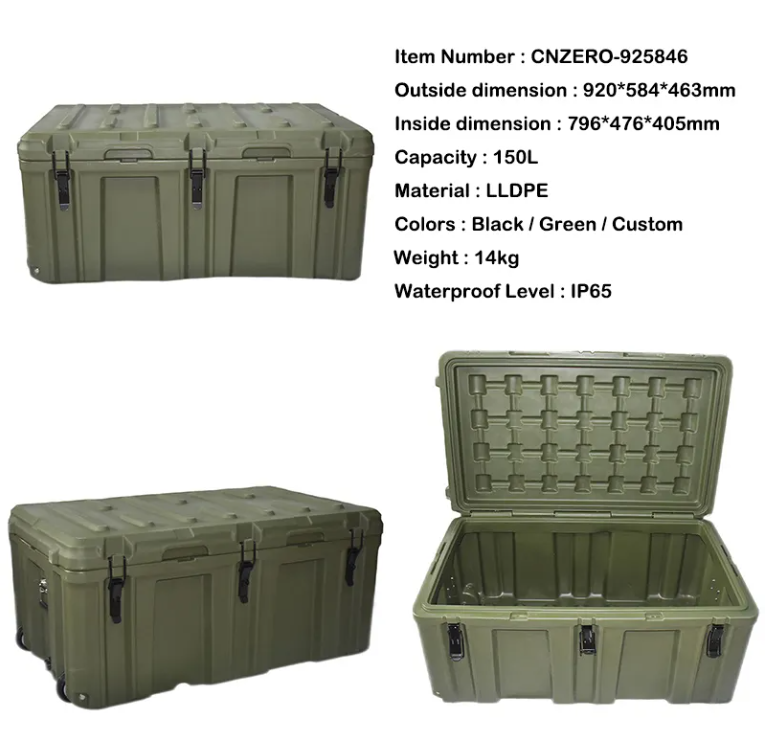 iP67 Plastic Cases With Foam Manufacturer Hard Plastic Equipment Protective box