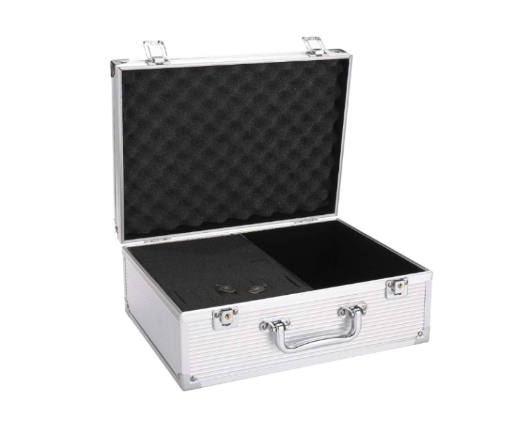 Aluminum Alloy with Sponge for Tattoo Equipment Cosmetic Makeup Tools Case