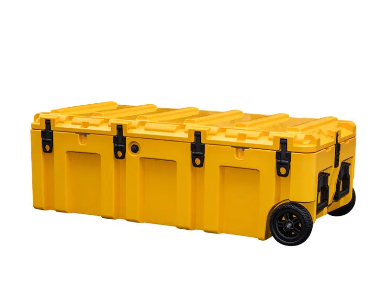 GiNT Heavy Duty Rotomolded Plastic Storage Case Tool Box With Trolley for Truck Gor Indoor and Outdoor