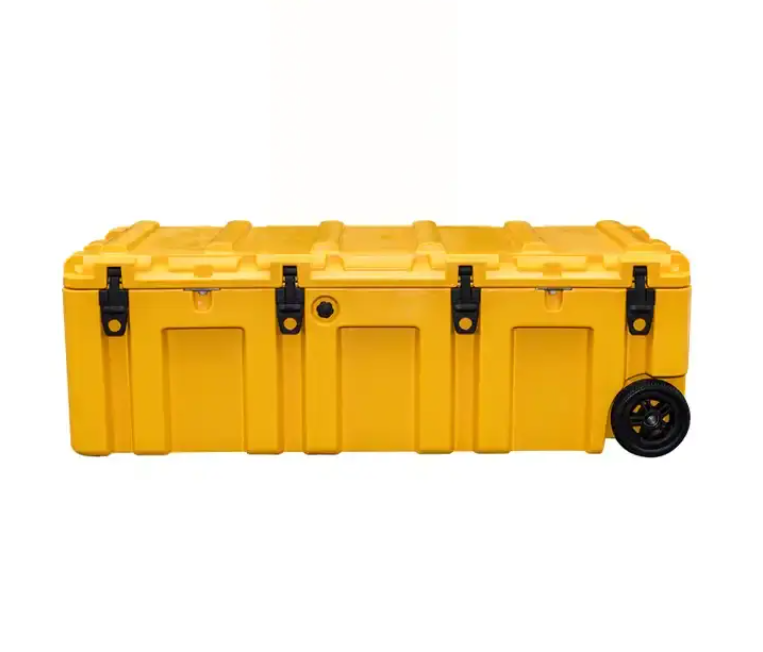 GiNT Heavy Duty Rotomolded Plastic Storage Case Tool Box With Trolley for Truck Gor Indoor and Outdoor