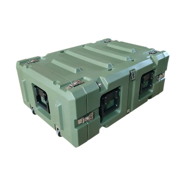 Wholesale Heavy Duty Roto-moulded 4U Waterproof Anti-shock Amp Speaker Flight Case 19 Inch Flight Rack Mount Case
