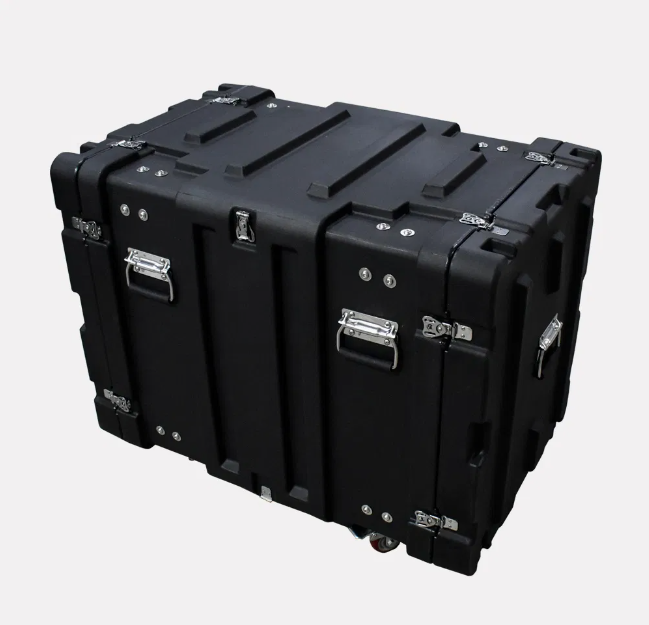 Hard Plastic Cases 12u Flight Case Technics Computer Laptop Flight Rack Mount Case