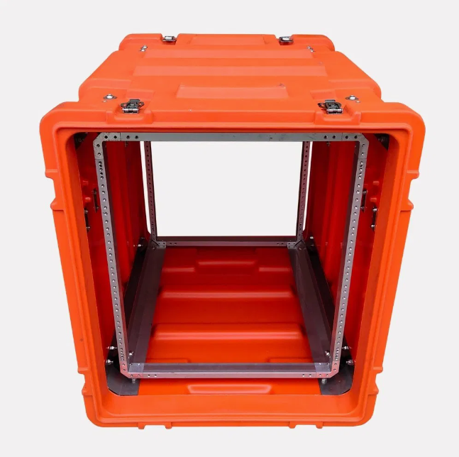 Hard Plastic Cases 12u Flight Case Technics Computer Laptop Flight Rack Mount Case