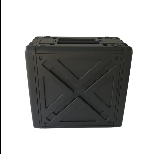 6U Rotomolded Plastic Rack Case Rack Mount Case 19 Inch Plastic Roto Hard Rack Mount Case for Equipment Carry