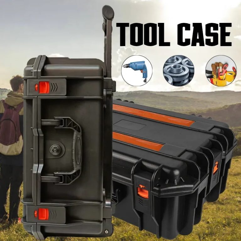 Waterproof Hard Plastic Drone Case Protective Pull Rod Tool Case with Wheels