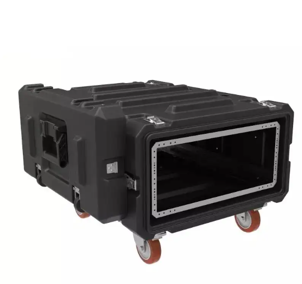 Wholesale Heavy Duty Roto-moulded 4U Waterproof Anti-shock Amp Speaker Flight Case 19 Inch Flight Rack Mount Case