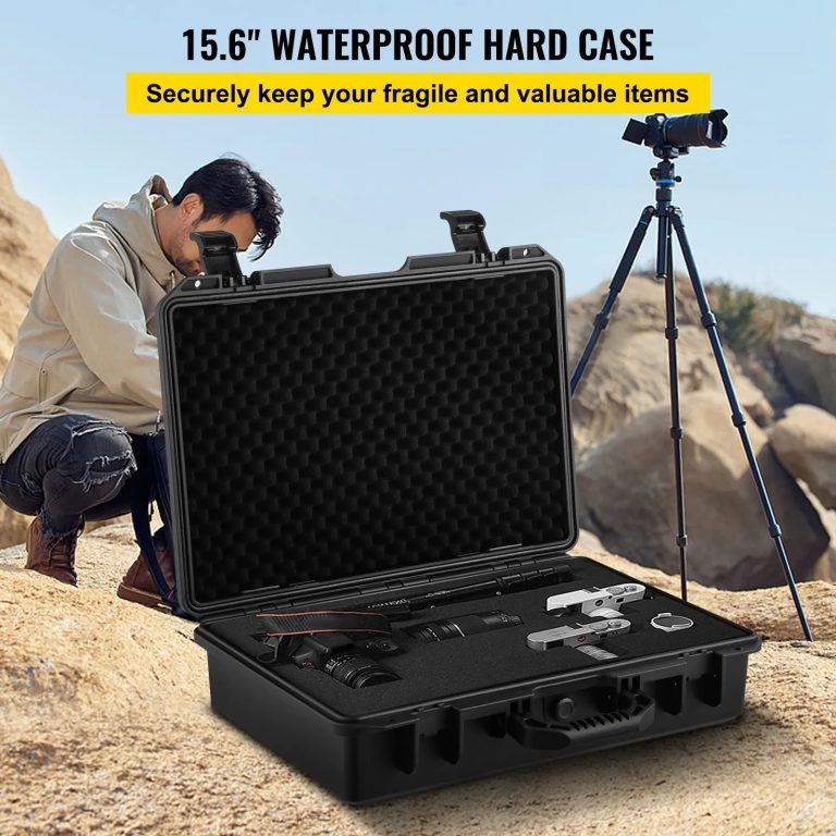 15.6′′ IP67 Waterproof Crushproof Portable Hard Plastic Camera Case