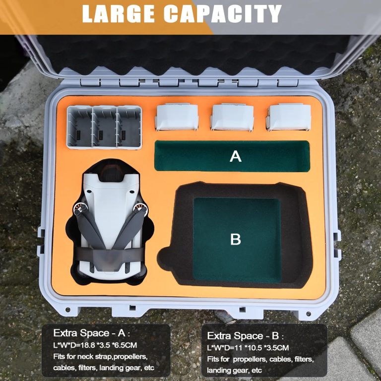 WaterProof Portable Suitcase ExplosionProof Safety Hard Shell Drone Case for Dji Mini 3 & Mini 3 PRO