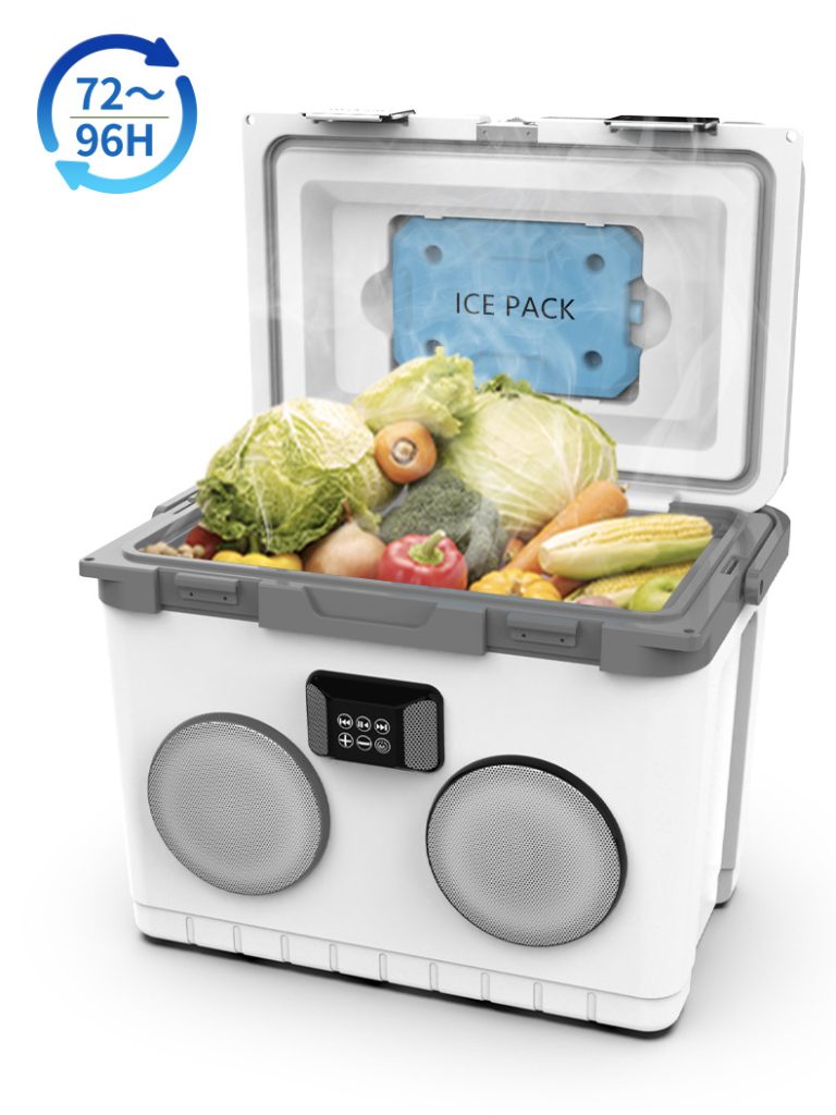 New Outdoor Fishing Camping 28L Bluetooth Audio Insulation Cooler Box