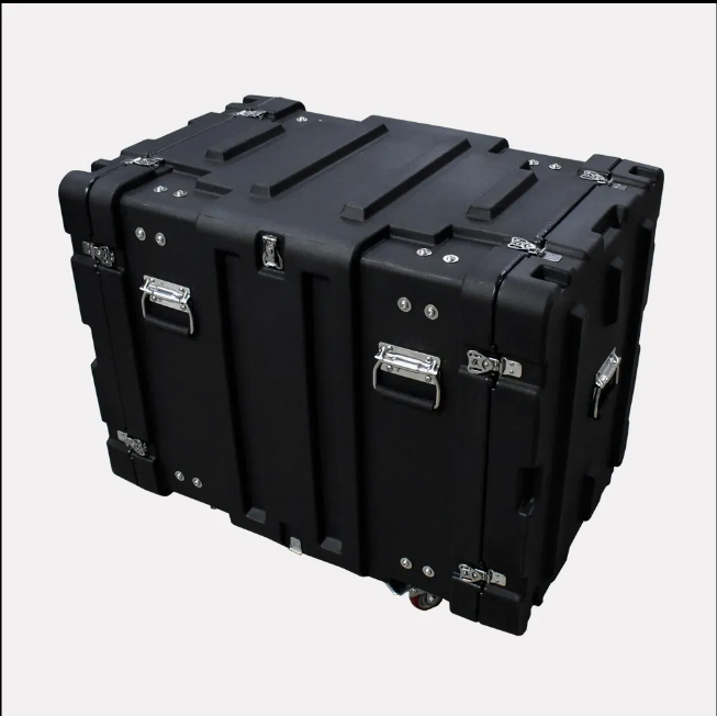 Hard Plastic Cases 12u Flight Case Technics Computer Laptop Flight Rack Mount Case
