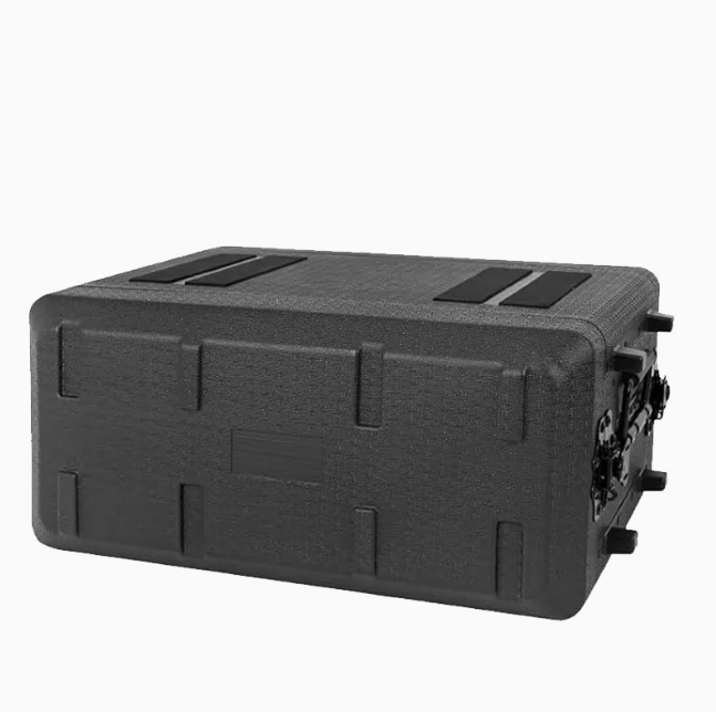 4u Durable Rotomolded Flight Rack Case Molded Amplifier Case PRO-Audio PA DJ Road Travel Mount Case with Customized Foam