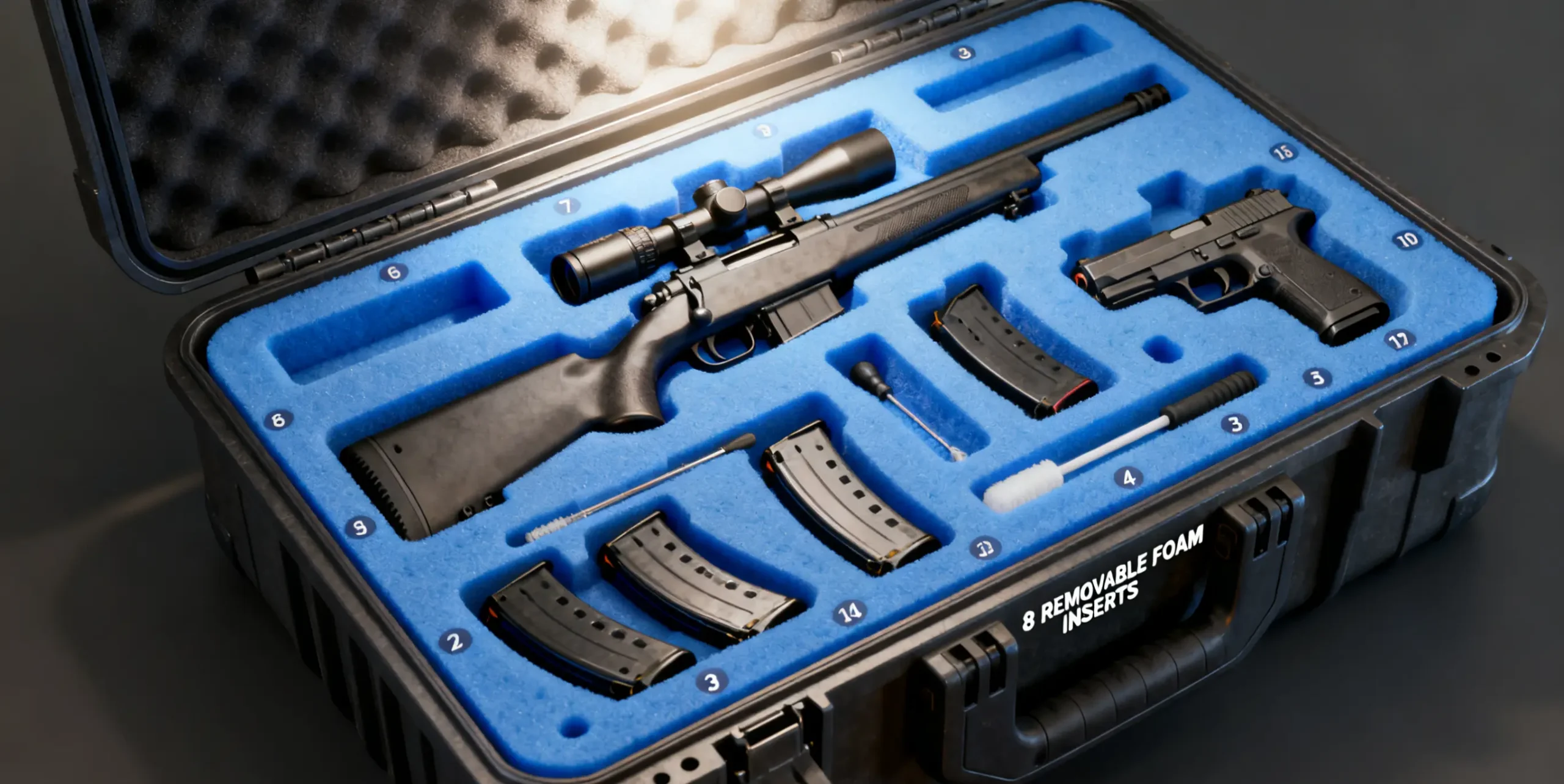 Coques à armes à feu à la preuve des compagnies aériennes