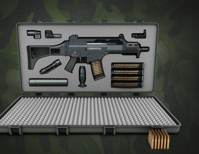 waterproof Plastic Gun Case