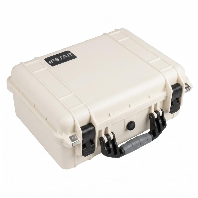 2026 New Design White Waterproof Hard Plastic Camera Drone Equipment Protective Case (1)